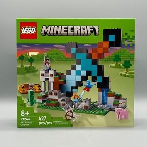 Lego Minecraft #21244 The Sword Outpost Retired Brand New Factory Sealed